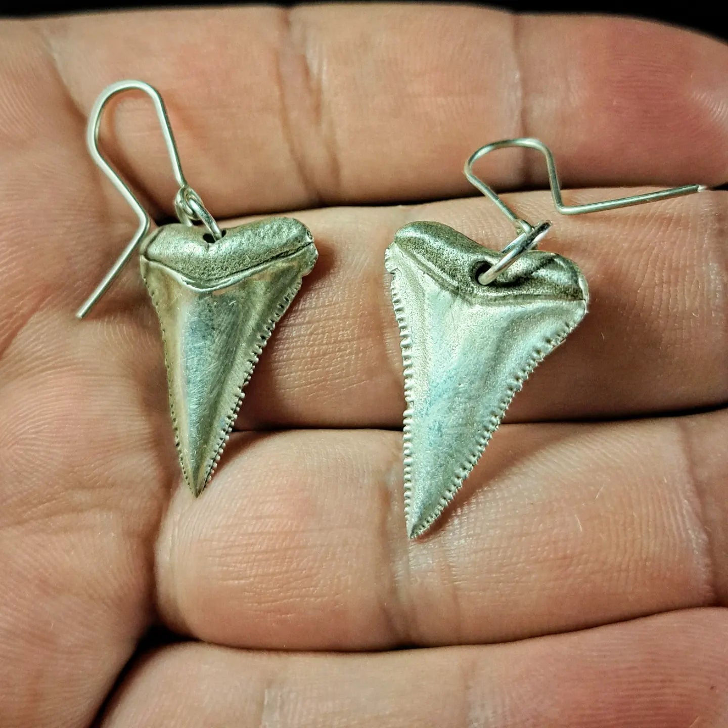 Great White Shark Earrings