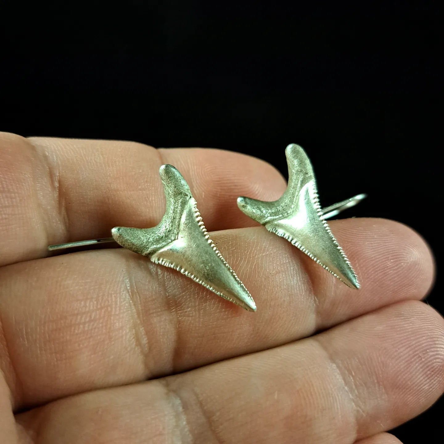 Mako Shark Earrings