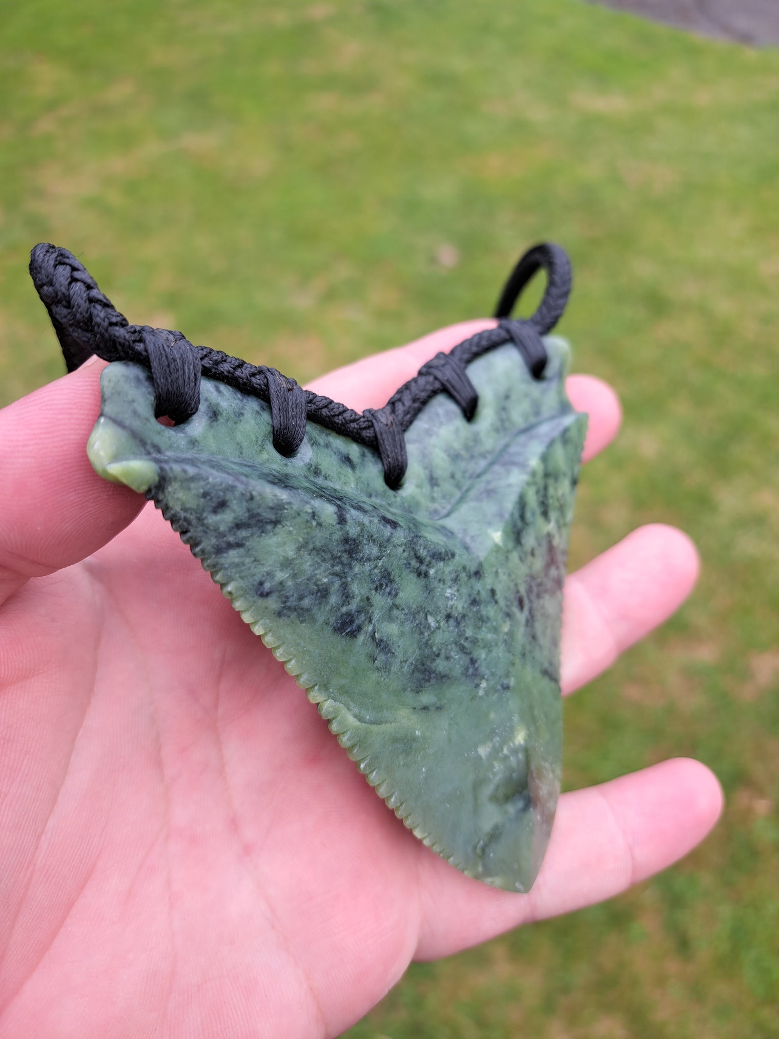 Megalodon Tooth - XL Pounamu