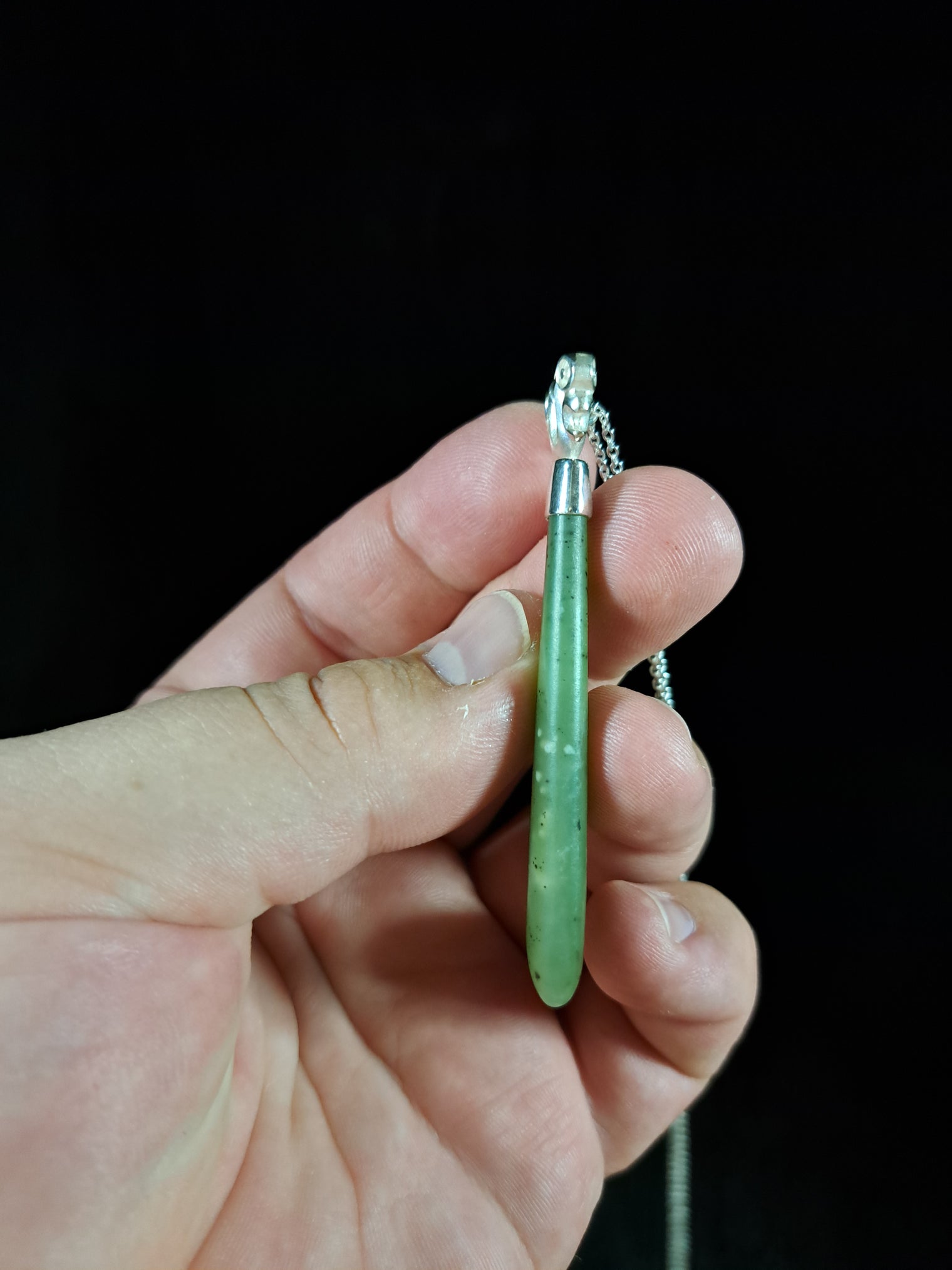 Silver Pekapeka - Pounamu Roimata