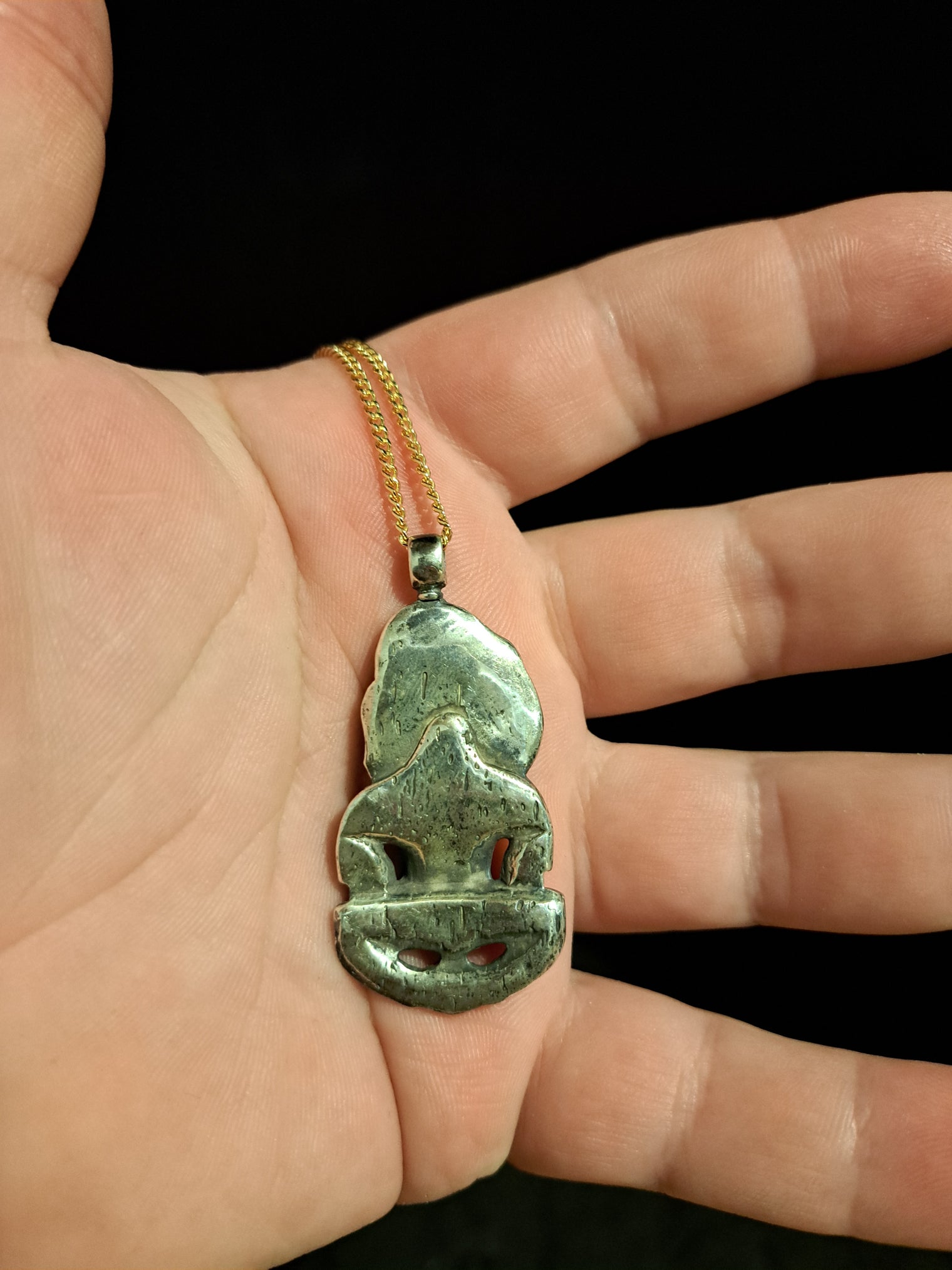 Silver Hei Tiki (Groove-Type)