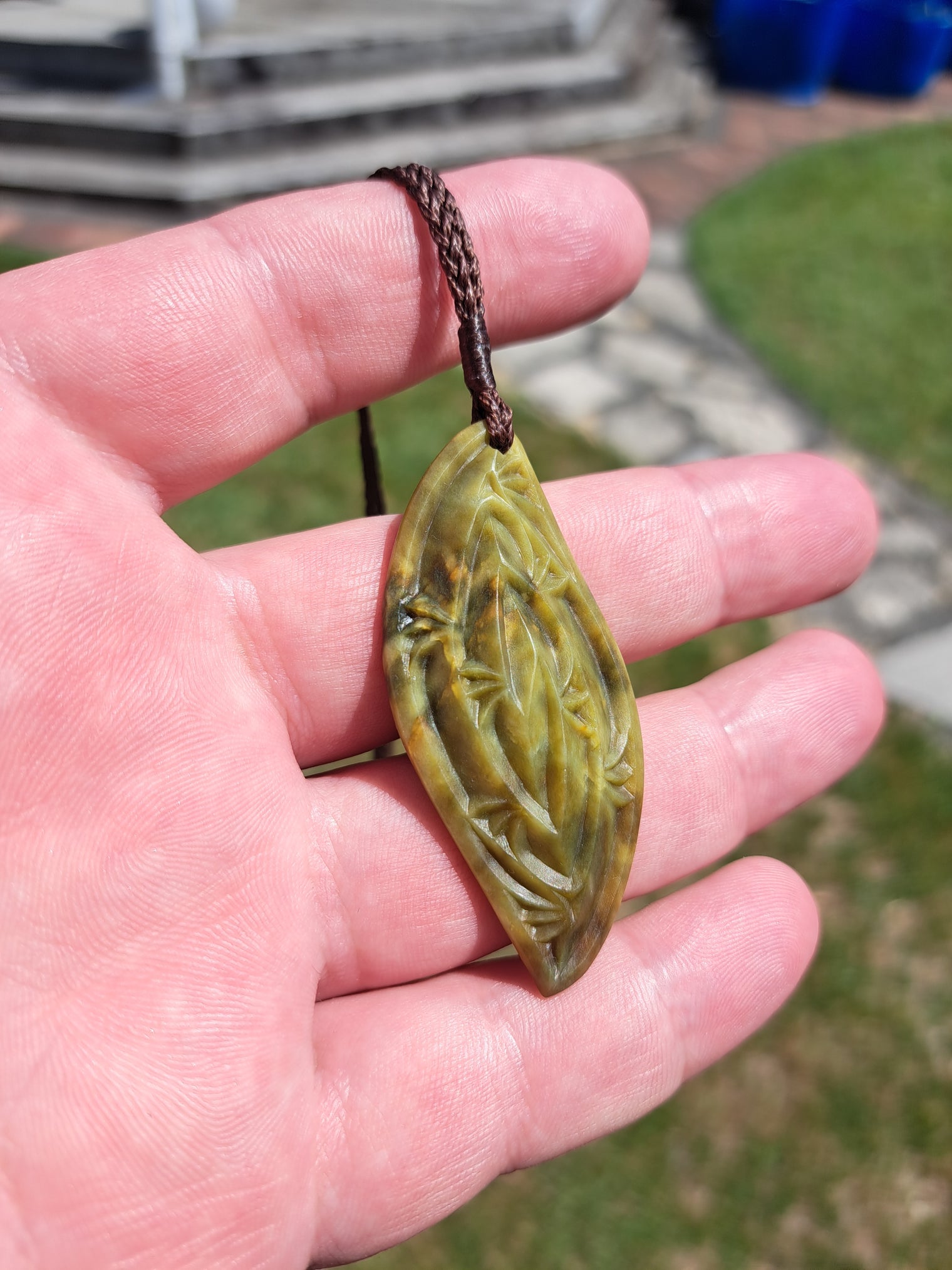 Pūngāwerewere- Spider Web Pendant