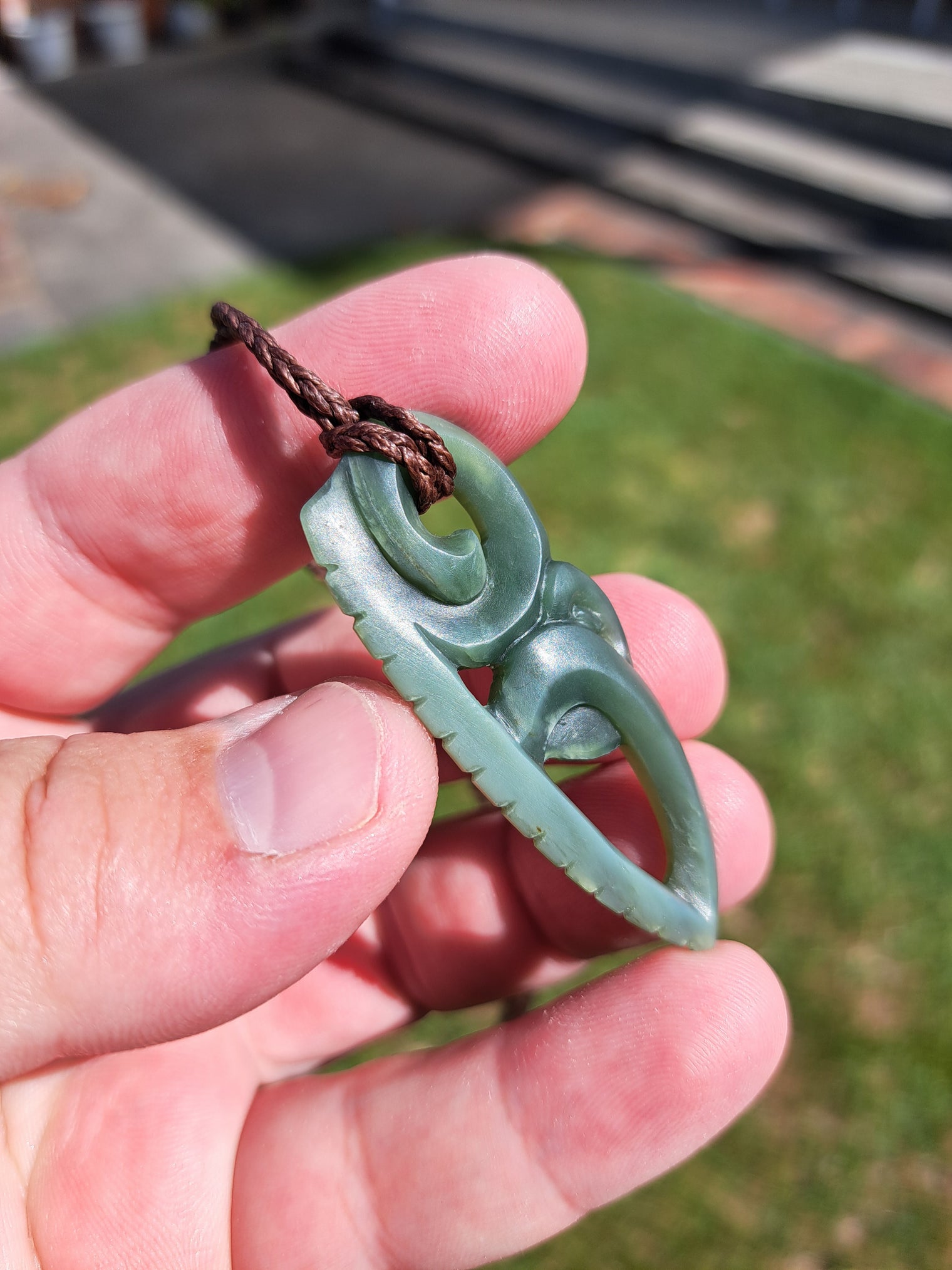 Notched Manaia - Inanga Pounamu