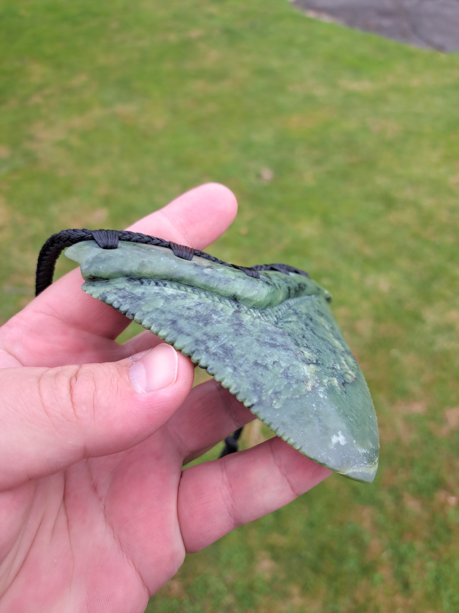 Megalodon Tooth - XL Pounamu