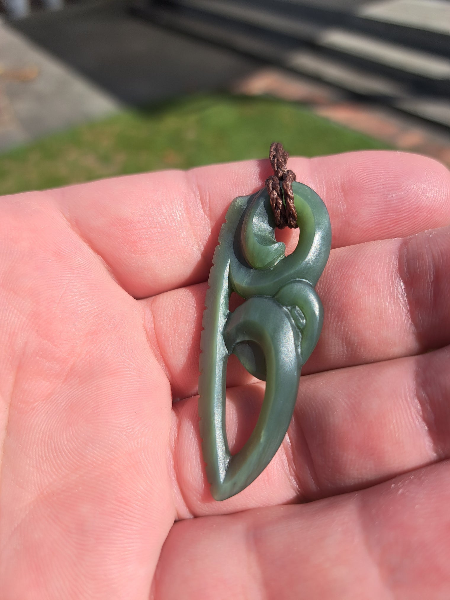 Notched Manaia - Inanga Pounamu