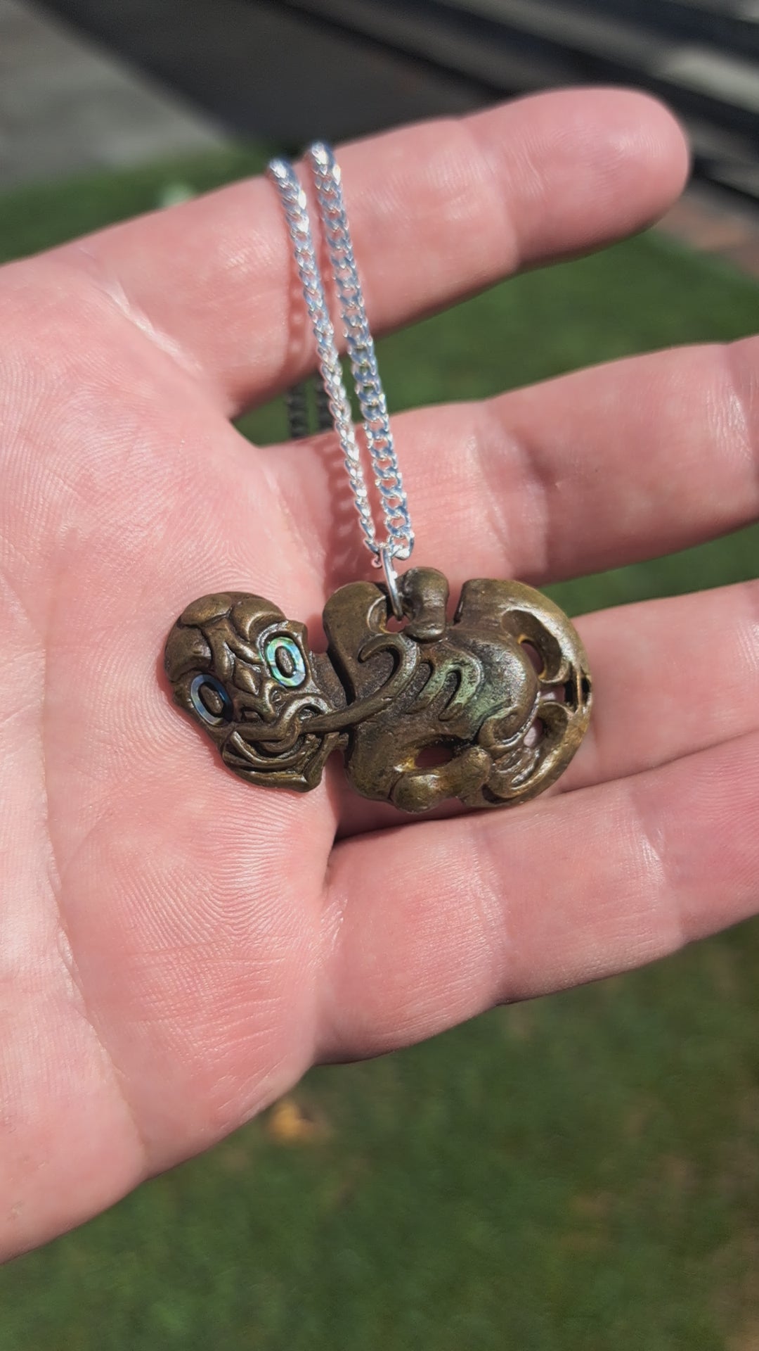 Bronze Hei Tiki (Hole-Type)