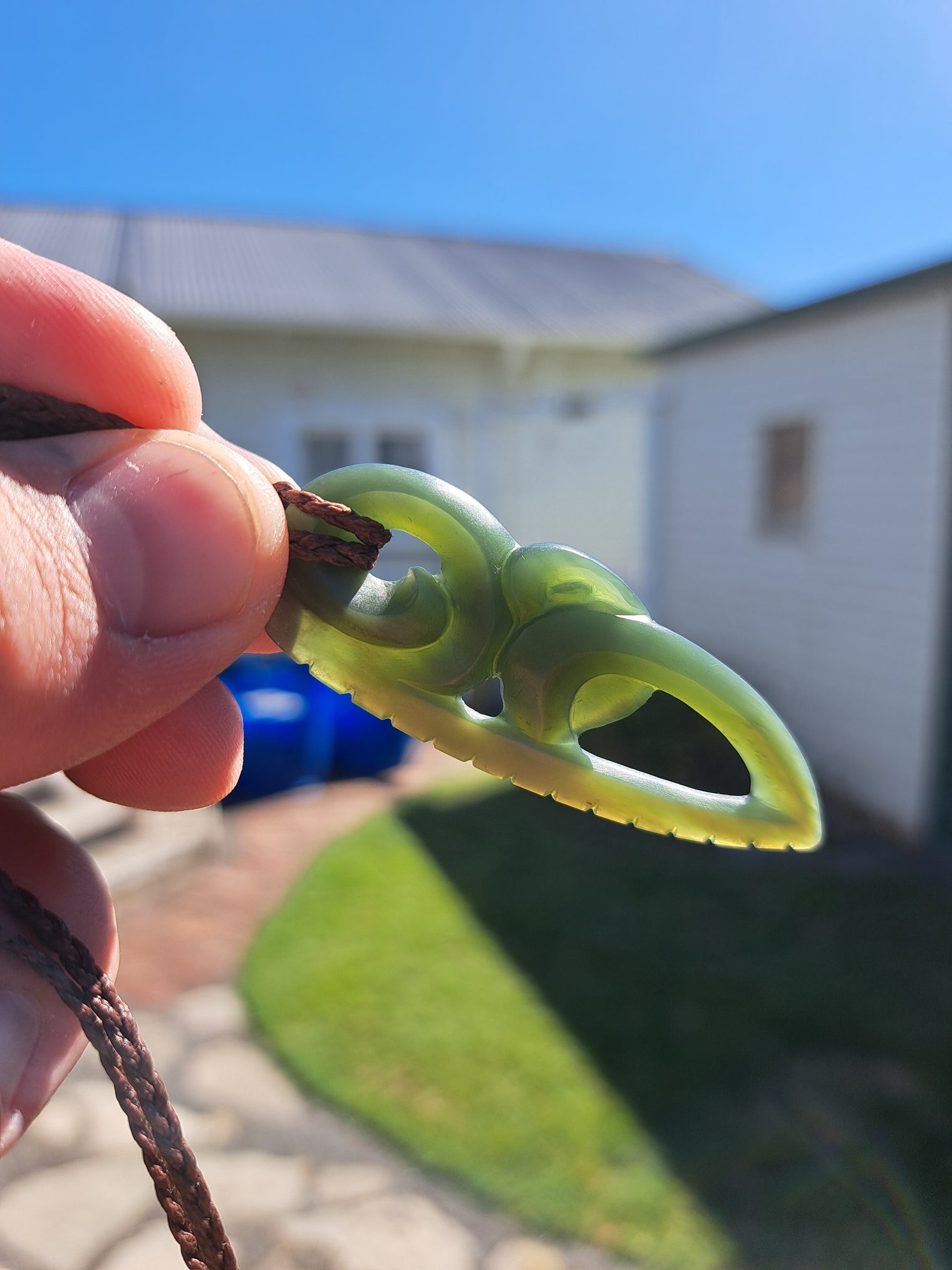 Notched Manaia - Inanga Pounamu