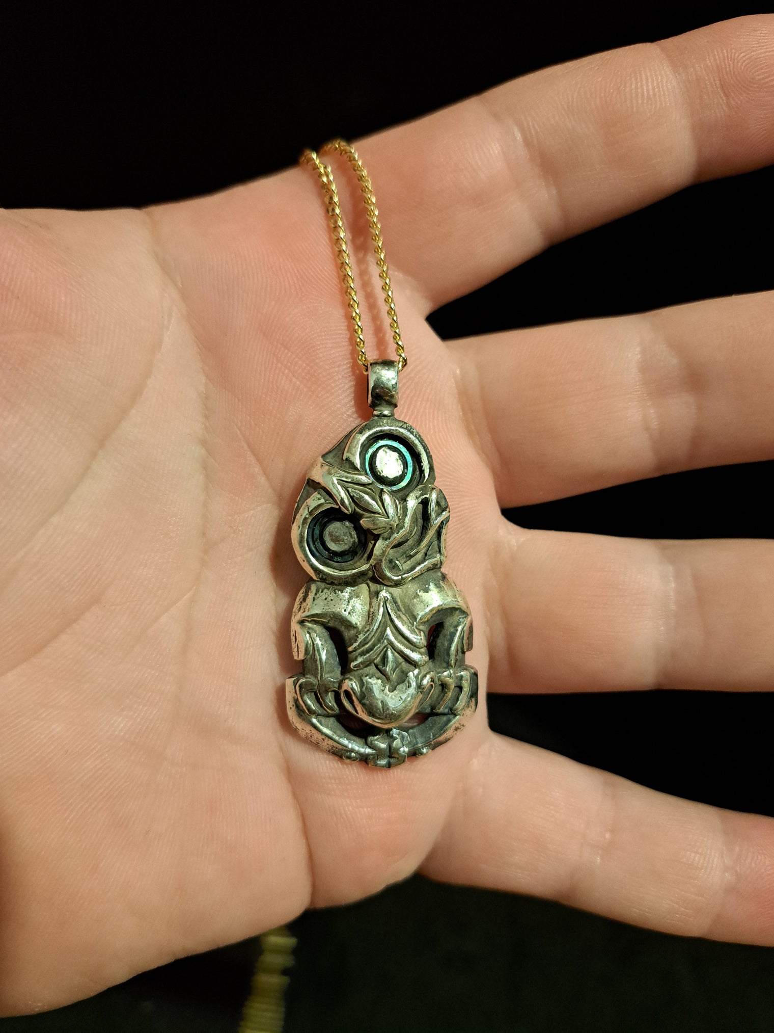 Silver Hei Tiki (Groove-Type)