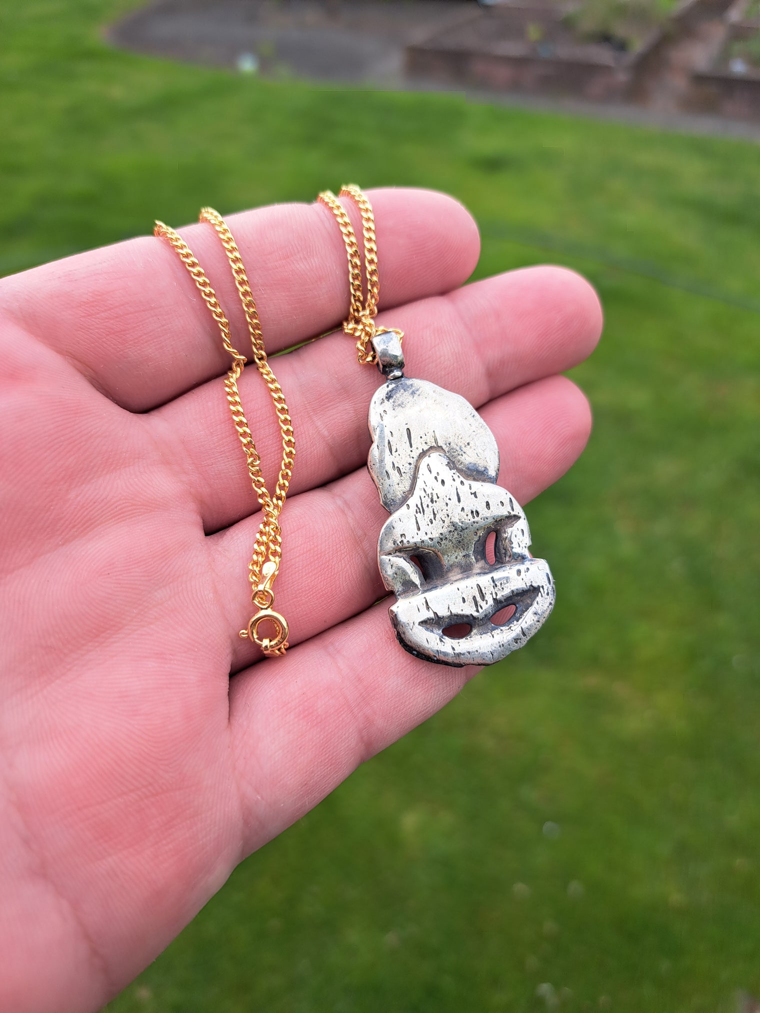 Silver Hei Tiki (Groove-Type)