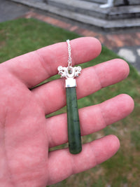 Silver Pekapeka - Pounamu Roimata