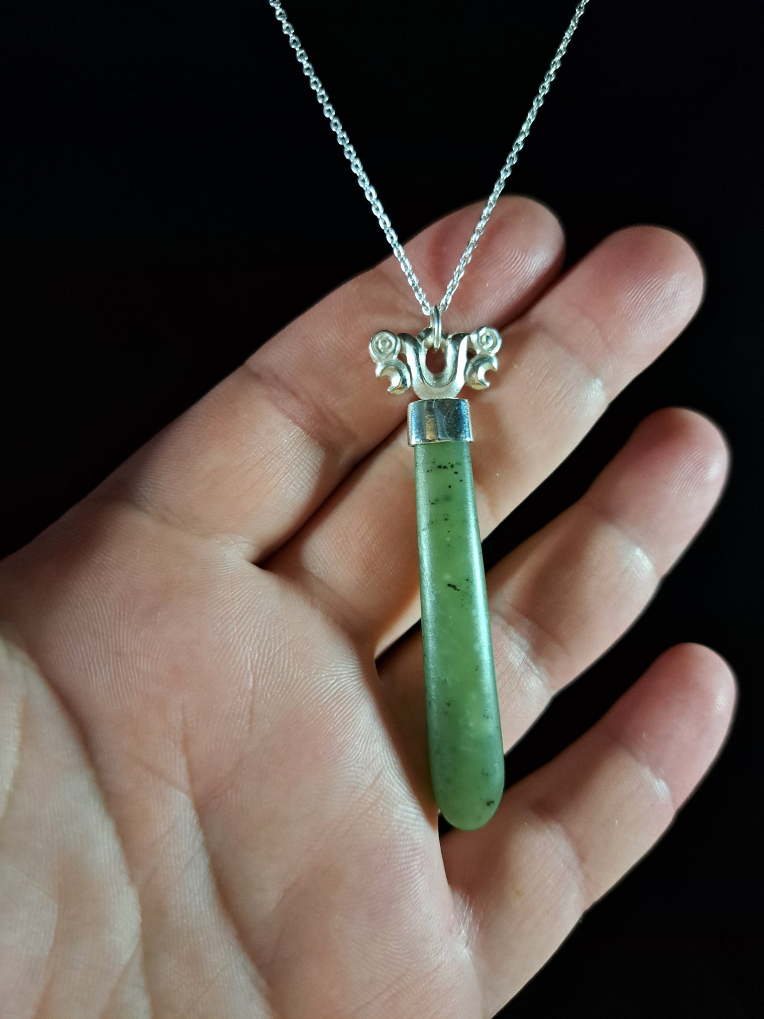 Silver Pekapeka - Pounamu Roimata