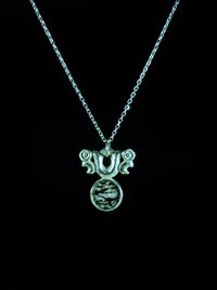 Silver Pekapeka - Dinosaur Bone Disc