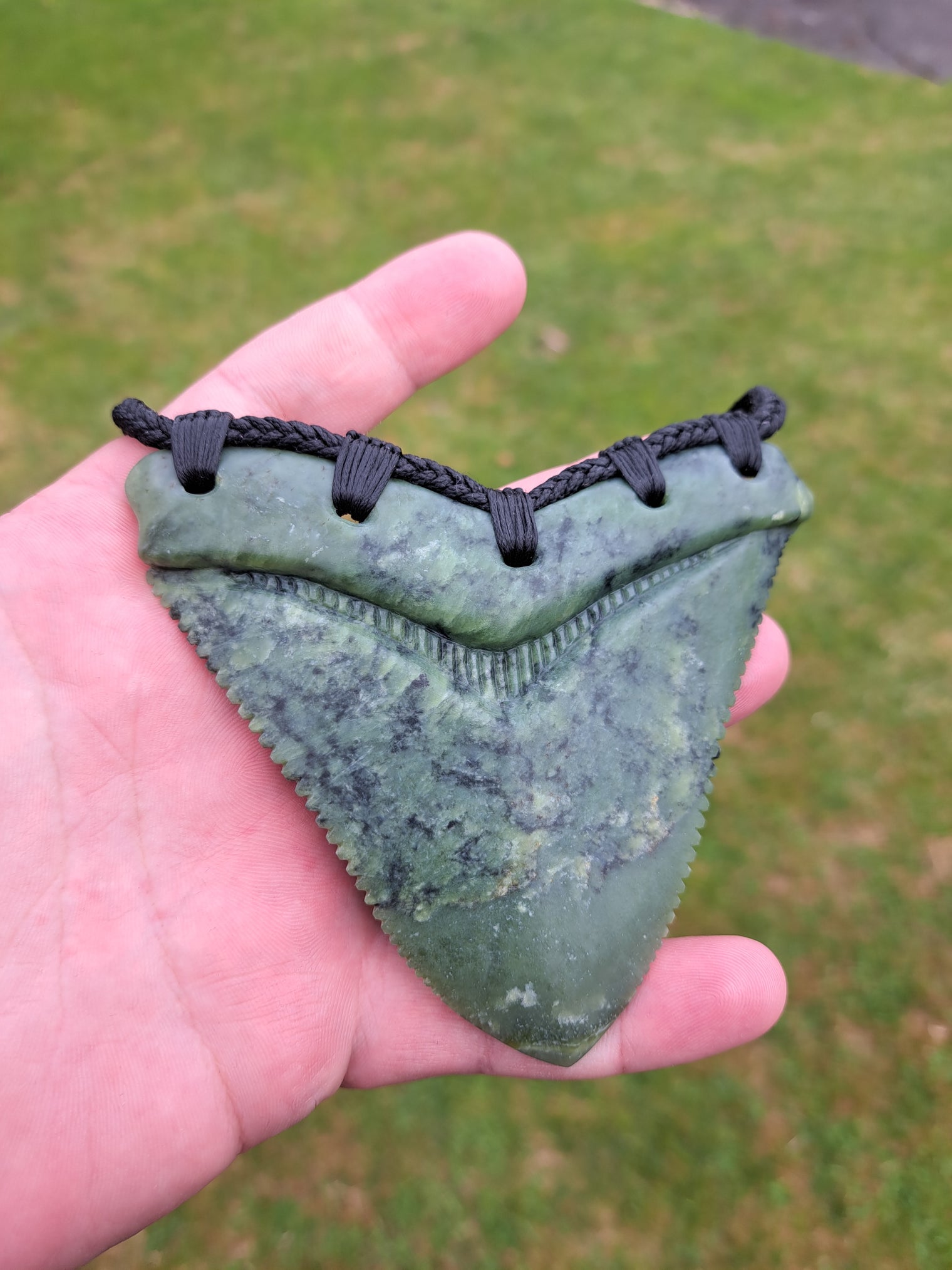 Megalodon Tooth - XL Pounamu