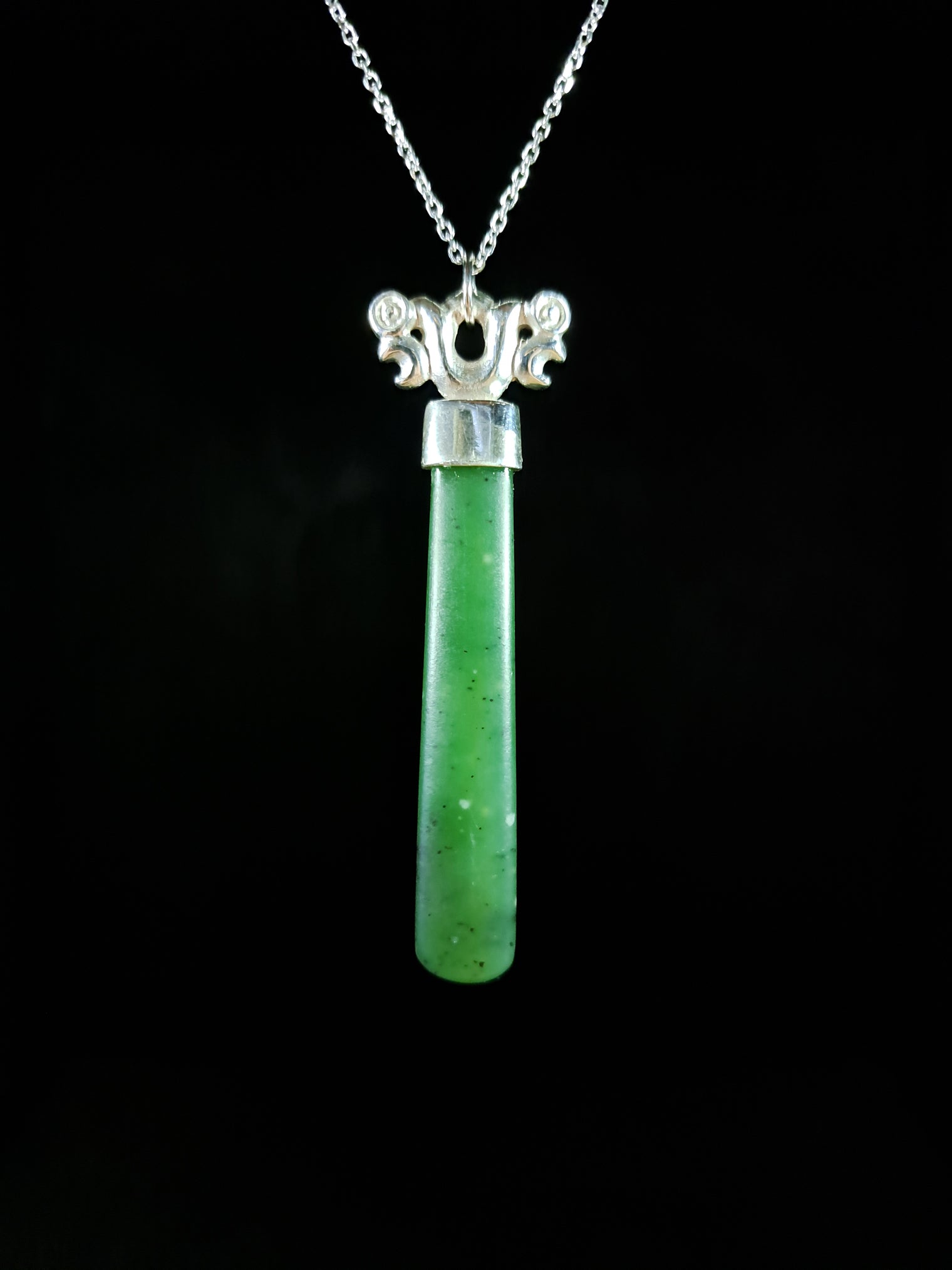 Silver Pekapeka - Pounamu Roimata