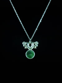 Silver Pekapeka - Pounamu Disc