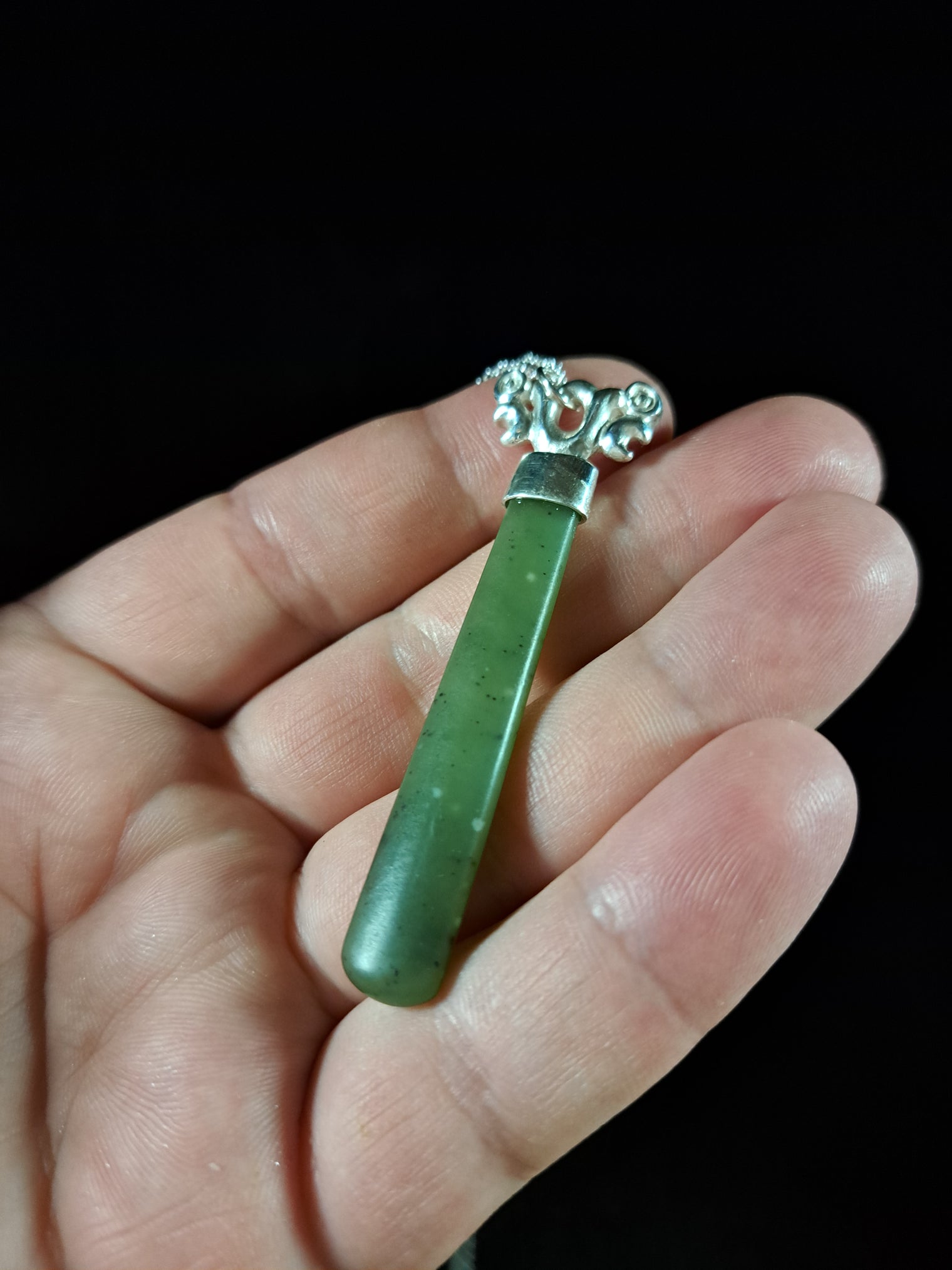 Silver Pekapeka - Pounamu Roimata