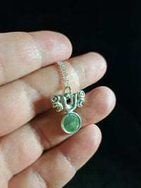 Silver Pekapeka - Pounamu Disc