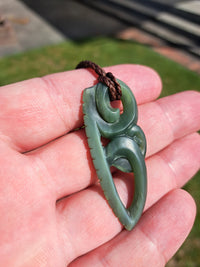Notched Manaia - Inanga Pounamu