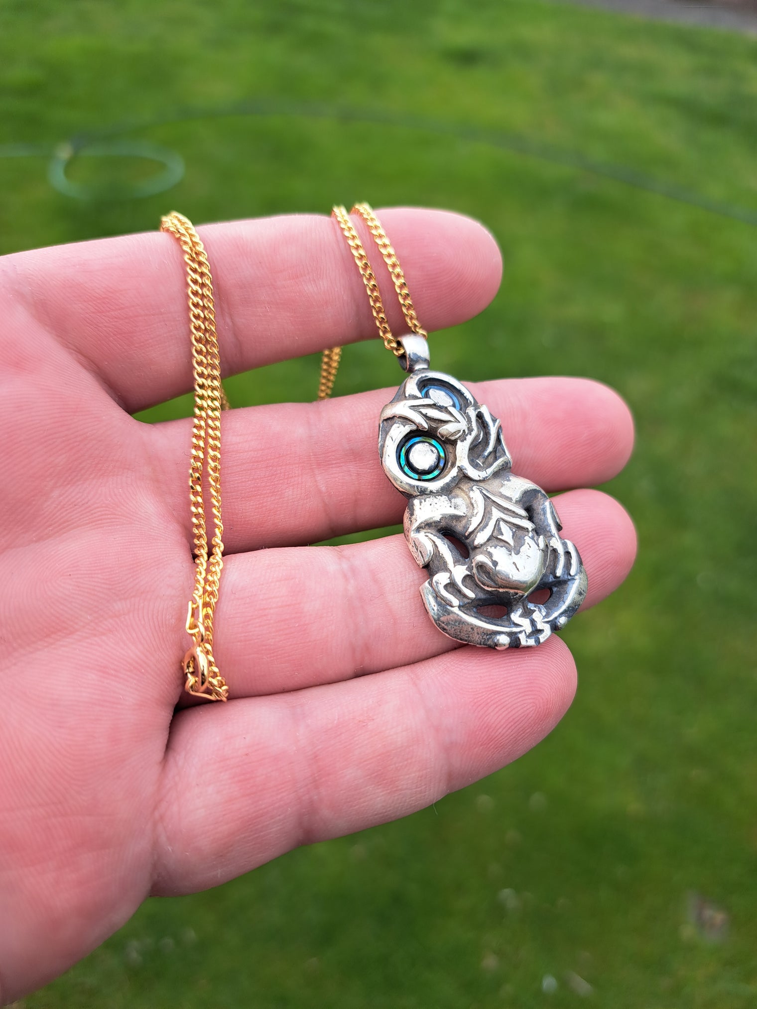 Silver Hei Tiki (Groove-Type)